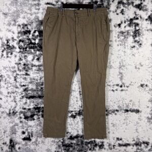 Bearbottom Pants Mens Size Extra Large Brown 36x29 Stretch Twill Casual Comfort